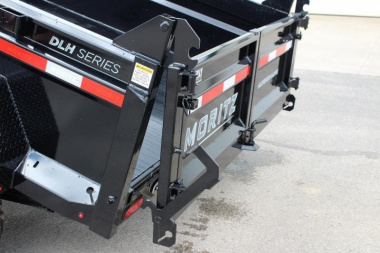 New 2023 Moritz 6'10" x 12' Heavy Commercial DLGH Series Gooseneck Dump Trailer - 14000# GVW