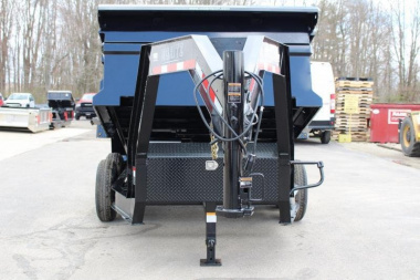 New 2023 Moritz 6'10" x 12' Heavy Commercial DLGH Series Gooseneck Dump Trailer - 14000# GVW