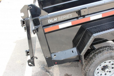 New 2023 Moritz 6'10" x 12' Heavy Commercial DLGH Series Gooseneck Dump Trailer - 14000# GVW