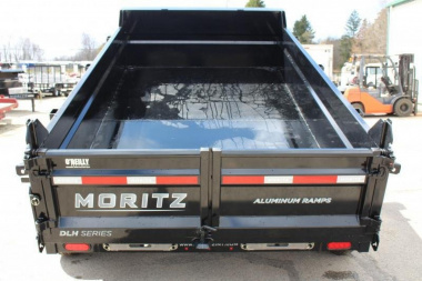 New 2023 Moritz 6'10" x 12' Heavy Commercial DLGH Series Gooseneck Dump Trailer - 14000# GVW