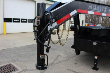 New 2023 Moritz 6'10" x 12' Heavy Commercial DLGH Series Gooseneck Dump Trailer - 14000# GVW