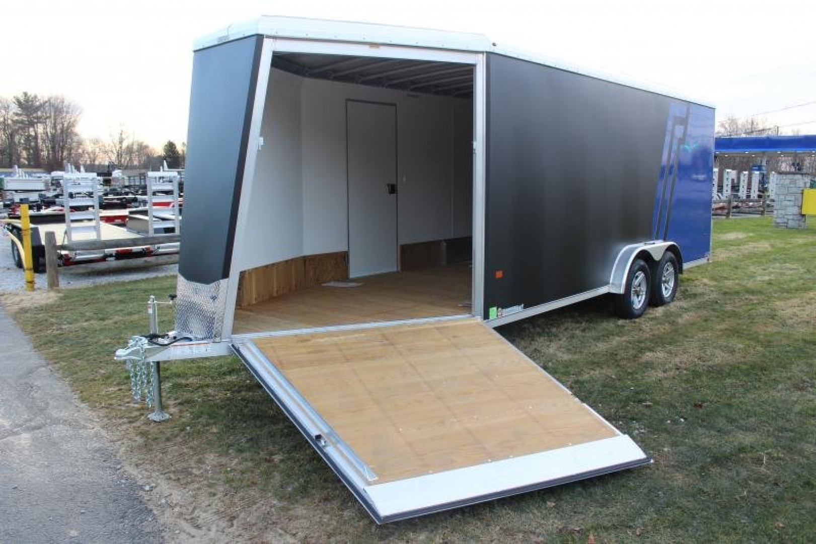 New 2023 NEO NASX 7.5' x 23' Aluminum All Sport X Enclosed Trailer - Ramp Door - Front Ramp - 7' Interior Height - 7000# GVW