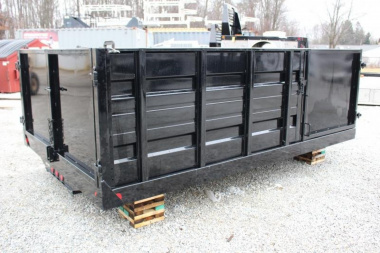 New 2022 PARKHURST 8' x 12.5' Toughline Platfrom Bed - Steel Floor - Next Gen Landscape Racks