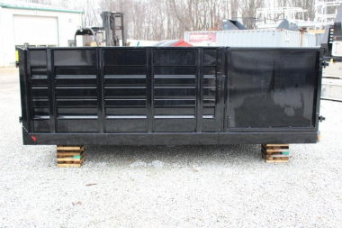 New 2022 PARKHURST 8' x 12.5' Toughline Platfrom Bed - Steel Floor - Next Gen Landscape Racks