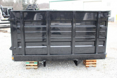New 2022 PARKHURST 8' x 12.5' Toughline Platfrom Bed - Steel Floor - Next Gen Landscape Racks