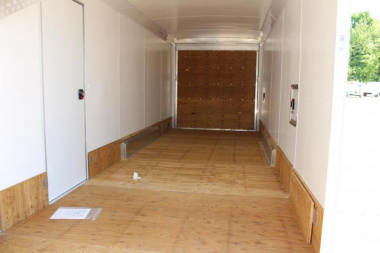 New 2022 NEO NASX 7.5' x 25' Aluminum All Sport X Enclosed Trailer - Ramp Door - Front Ramp - 7.5' Interior - Dual Fuel Doors - 7000# GVW