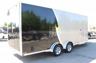 New 2022 NEO NASX 7.5' x 25' Aluminum All Sport X Enclosed Trailer - Ramp Door - Front Ramp - 7.5' Interior - Dual Fuel Doors - 7000# GVW