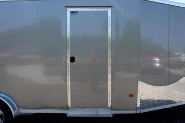 New 2022 NEO NASX 7.5' x 25' Aluminum All Sport X Enclosed Trailer - Ramp Door - Front Ramp - 7.5' Interior - Dual Fuel Doors - 7000# GVW