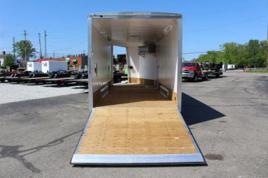 New 2022 NEO NASX 7.5' x 25' Aluminum All Sport X Enclosed Trailer - Ramp Door - Front Ramp - 7.5' Interior - Dual Fuel Doors - 7000# GVW