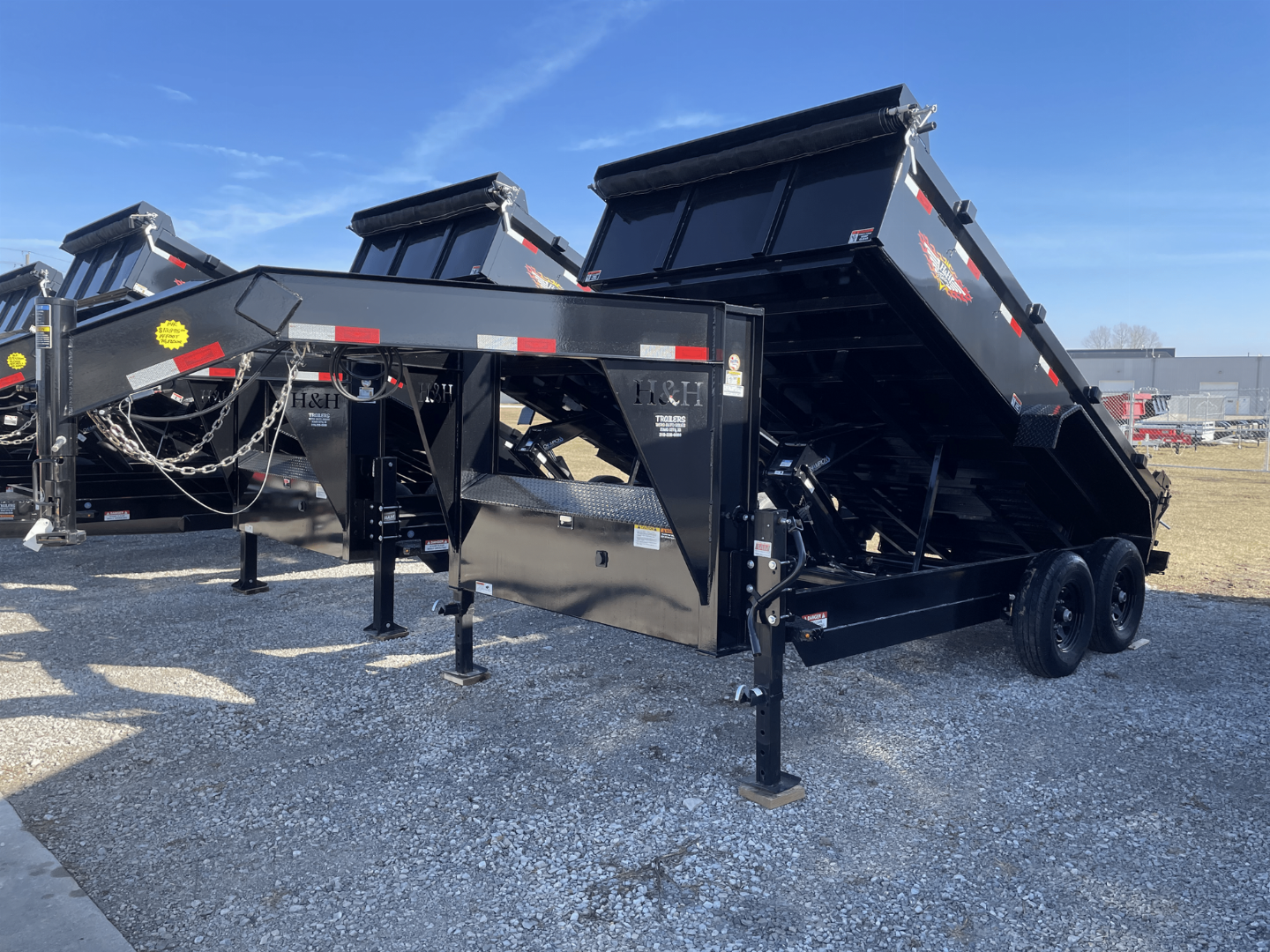 New 2025 H&H Trailers 83x14 Gooseneck Industrial