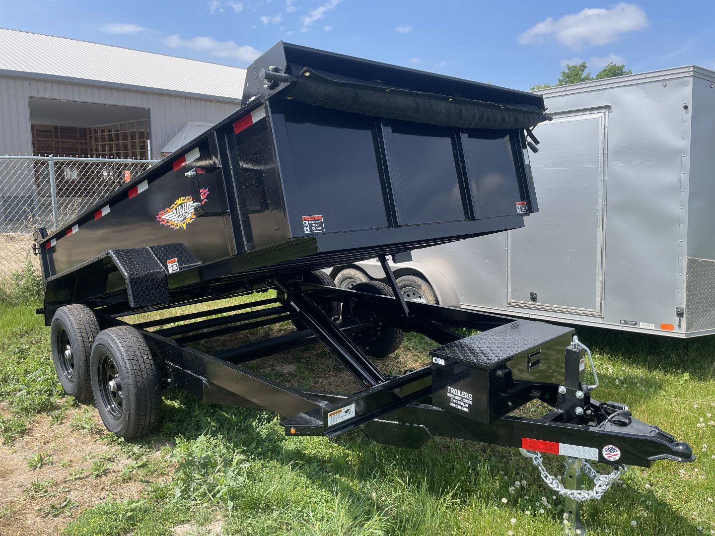 New 2025 H&H Trailers 76"x12' Dump