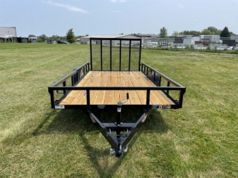 New 2025 H&H Trailers 82x14 Rail Side Utility