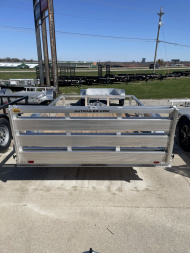 New 2025 H&H Trailers 76x10 Aluminum Rail Side Utility Trailer