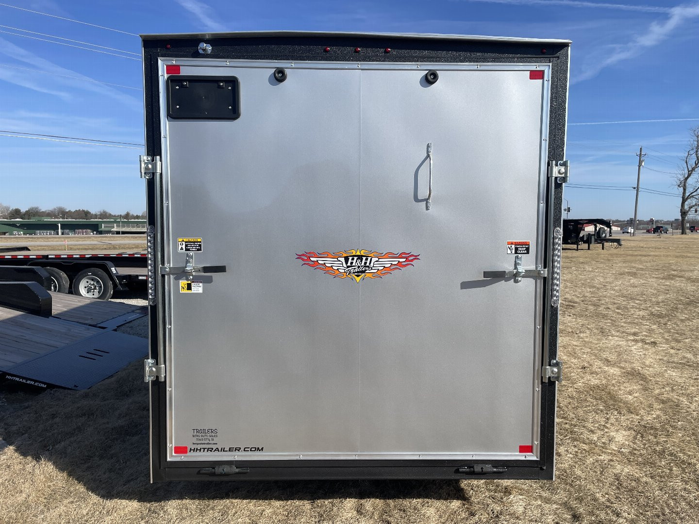 New 2025 H&H Trailers 7x14 HH Series Flat Top V-Nose
