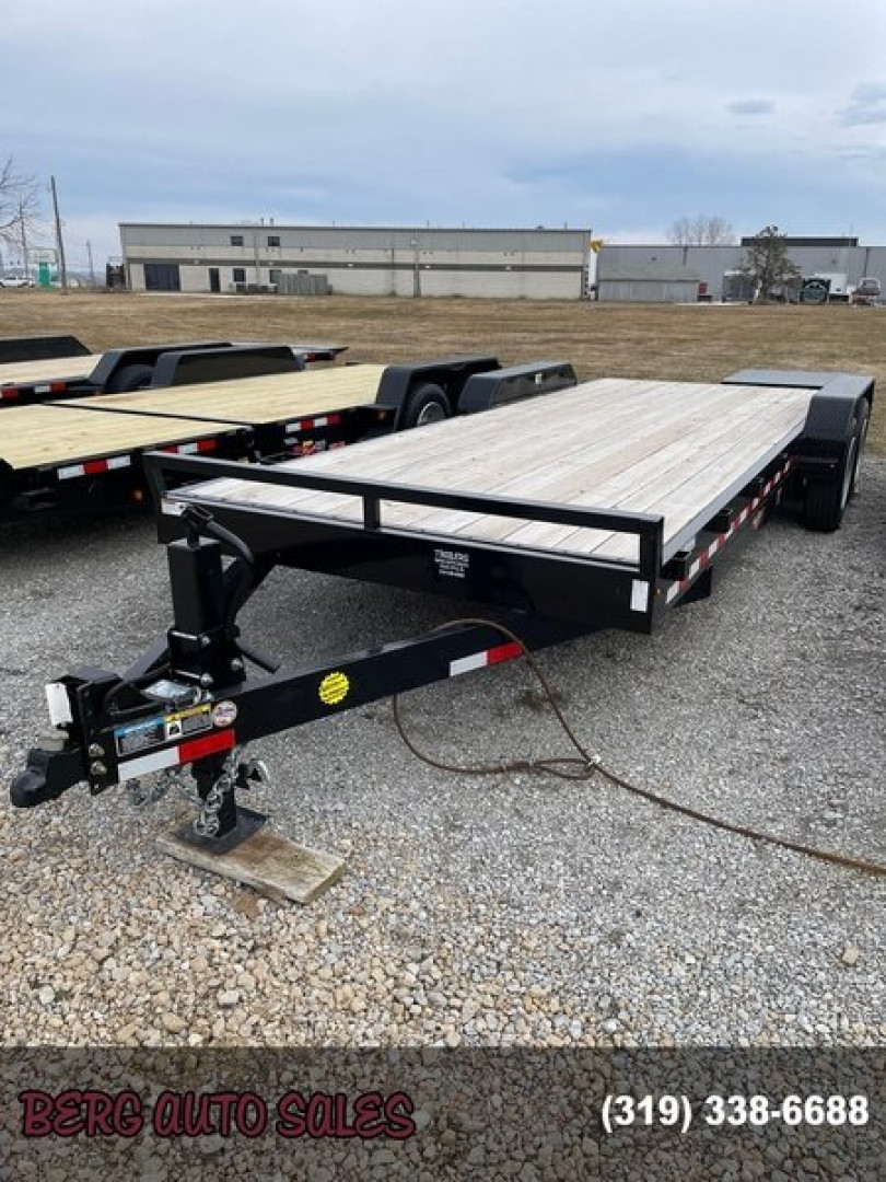 New 2023 H&H 82x18+4 Super Deluxe Ramp Equipment Trailer