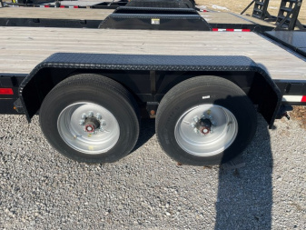 New 2023 H&H 82x18+4 Super Deluxe Ramp Equipment Trailer