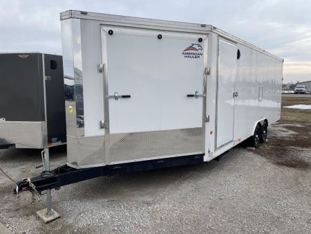 New 2023 American Hauler 22+6 Sport Hawk Auto/Snowmobile Cargo / Enclosed Trailer