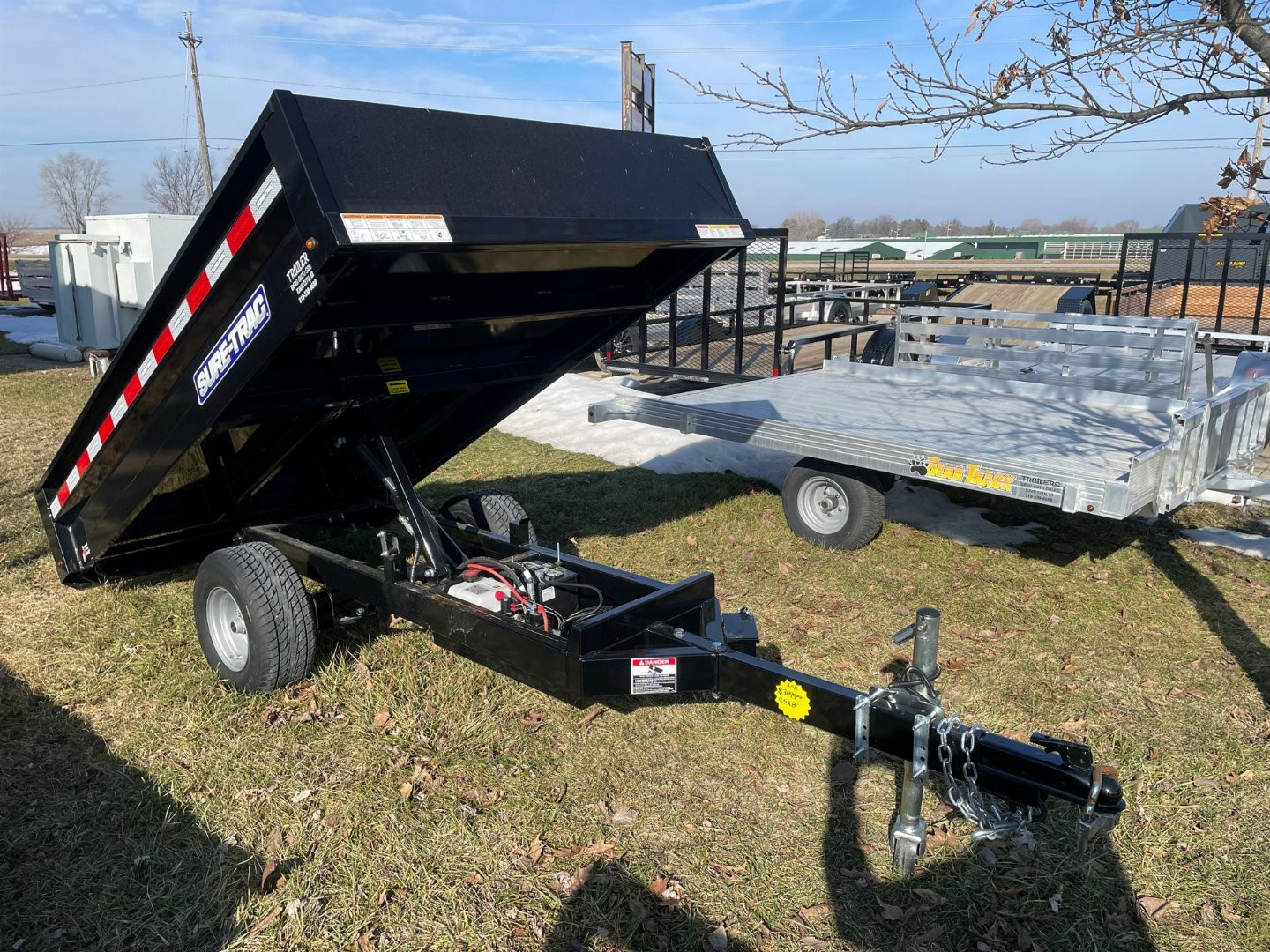 New 2024 Sure-Trac 4.5x8 Utility Dump Trailer