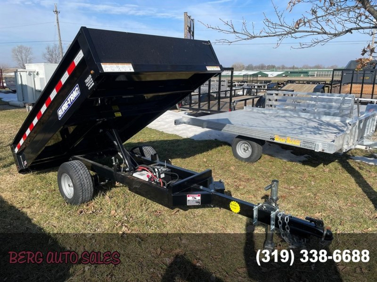 New 2024 Sure-Trac 4.5x8 Utility Dump Trailer
