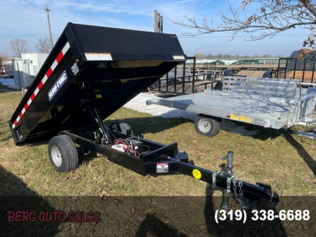 New 2024 Sure-Trac 4.5x8 Utility Dump Trailer