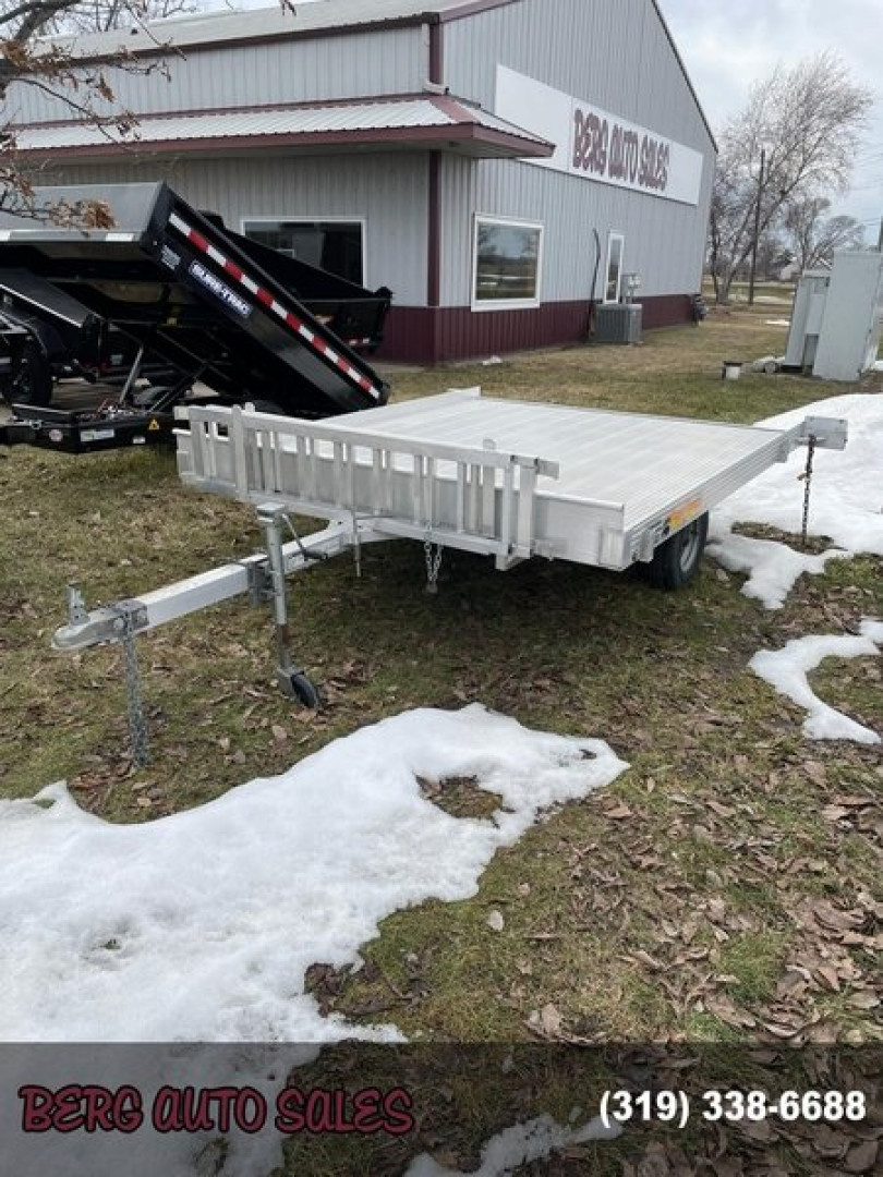Used 2016 Bear Track 82x102 Aluminum Deckover Deckover Trailer