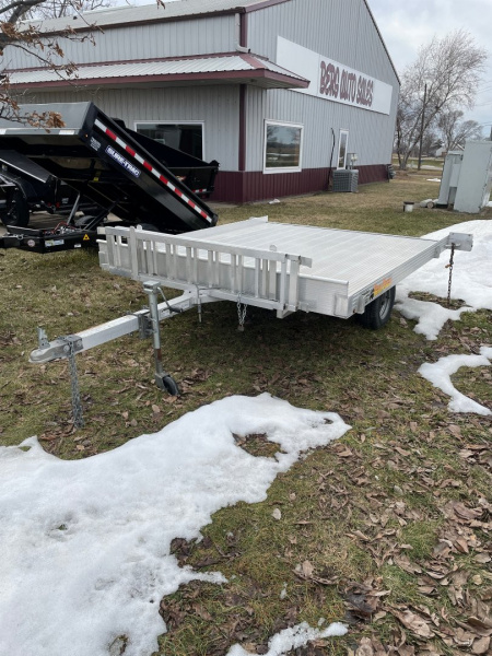 Used 2016 Bear Track 82x102 Aluminum Deckover Deckover Trailer