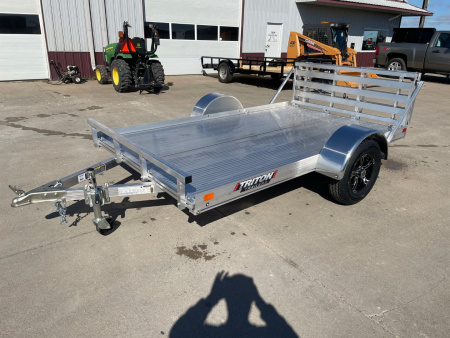 New 2024 Triton Trailers 72x10 Aluminum Utility Trailer