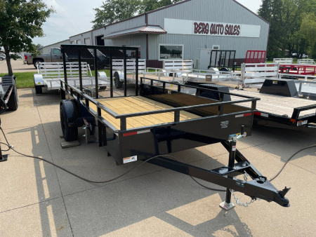 New 2025 H&H Trailers 76x12 Solid Side SA Utility Trailer