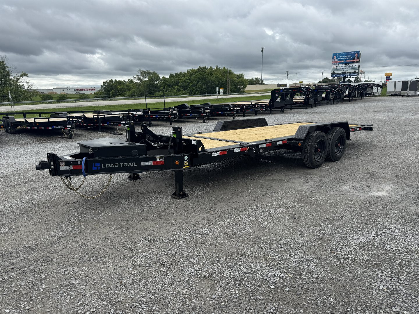 New 2025 Load Trail 83"x20' 16,000# GVWR Tilt Equipment Trailer