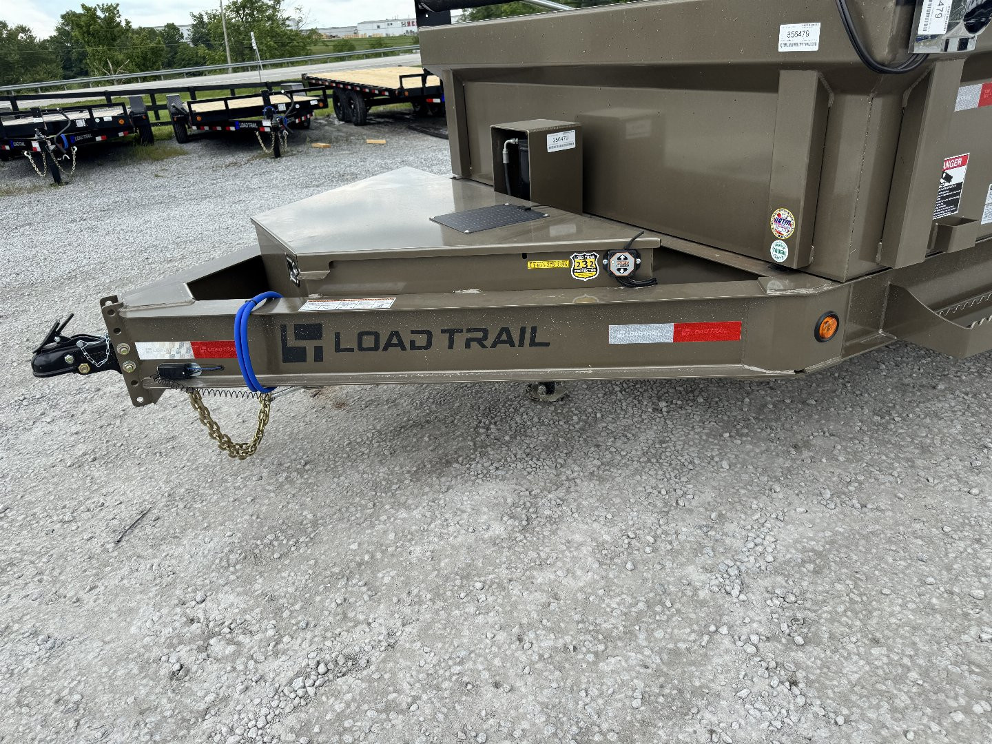 New 2025 Load Trail 83"x14' 14,000# Scissor Lift Dump Trailer