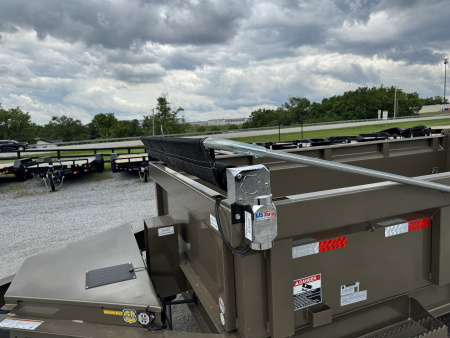 New 2025 Load Trail 83"x14' 14,000# Scissor Lift Dump Trailer