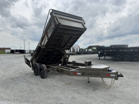 New 2025 Load Trail 83"x14' 14,000# Scissor Lift Dump Trailer