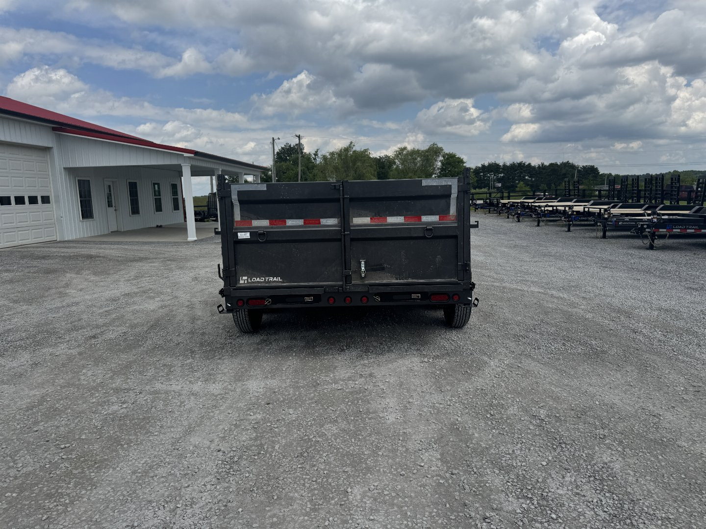 New 2025 Load Trail 83"x14' 3' Side Scissor Lift Dump Trailer