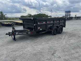 New 2025 Load Trail 83"x14' 3' Side Scissor Lift Dump Trailer