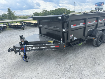 New 2025 Load Trail 83"x14' 3' Side Scissor Lift Dump Trailer