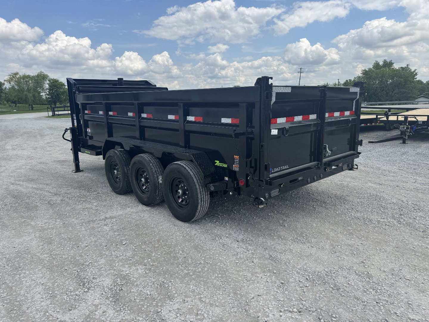 New 2026 Load Trail 83"x16' 21,000# 3' Side Telescopic Lift Dump Trailer