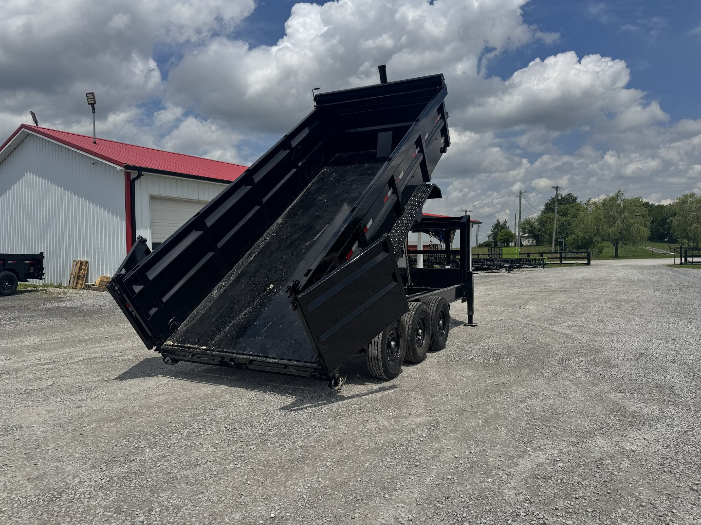 New 2026 Load Trail 83"x16' 21,000# 3' Side Telescopic Lift Dump Trailer