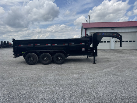 New 2026 Load Trail 83"x16' 21,000# 3' Side Telescopic Lift Dump Trailer