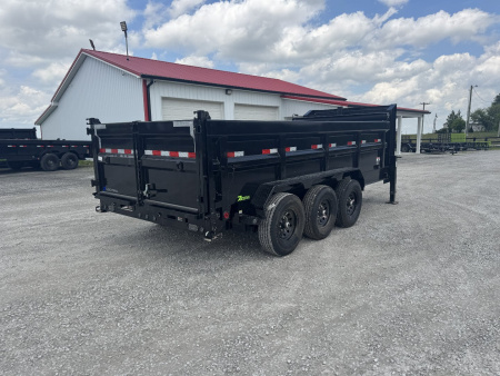 New 2026 Load Trail 83"x16' 21,000# 3' Side Telescopic Lift Dump Trailer