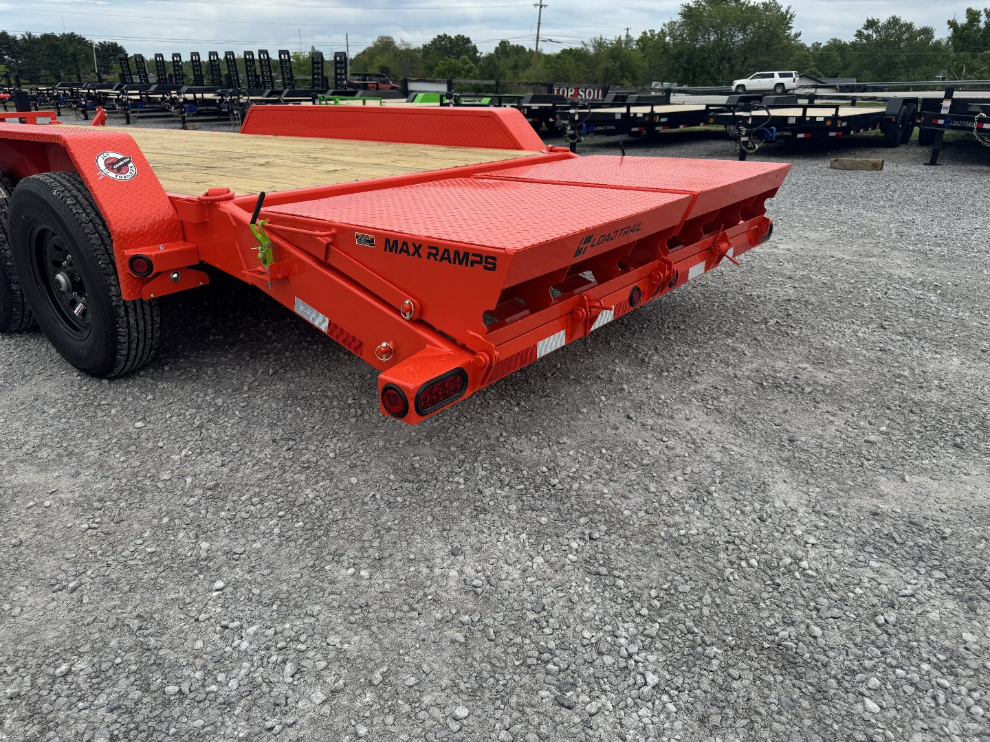 New 2025 Load Trail 83"x24' 21,000# GVWR MAX Ramp Equipment Trailer