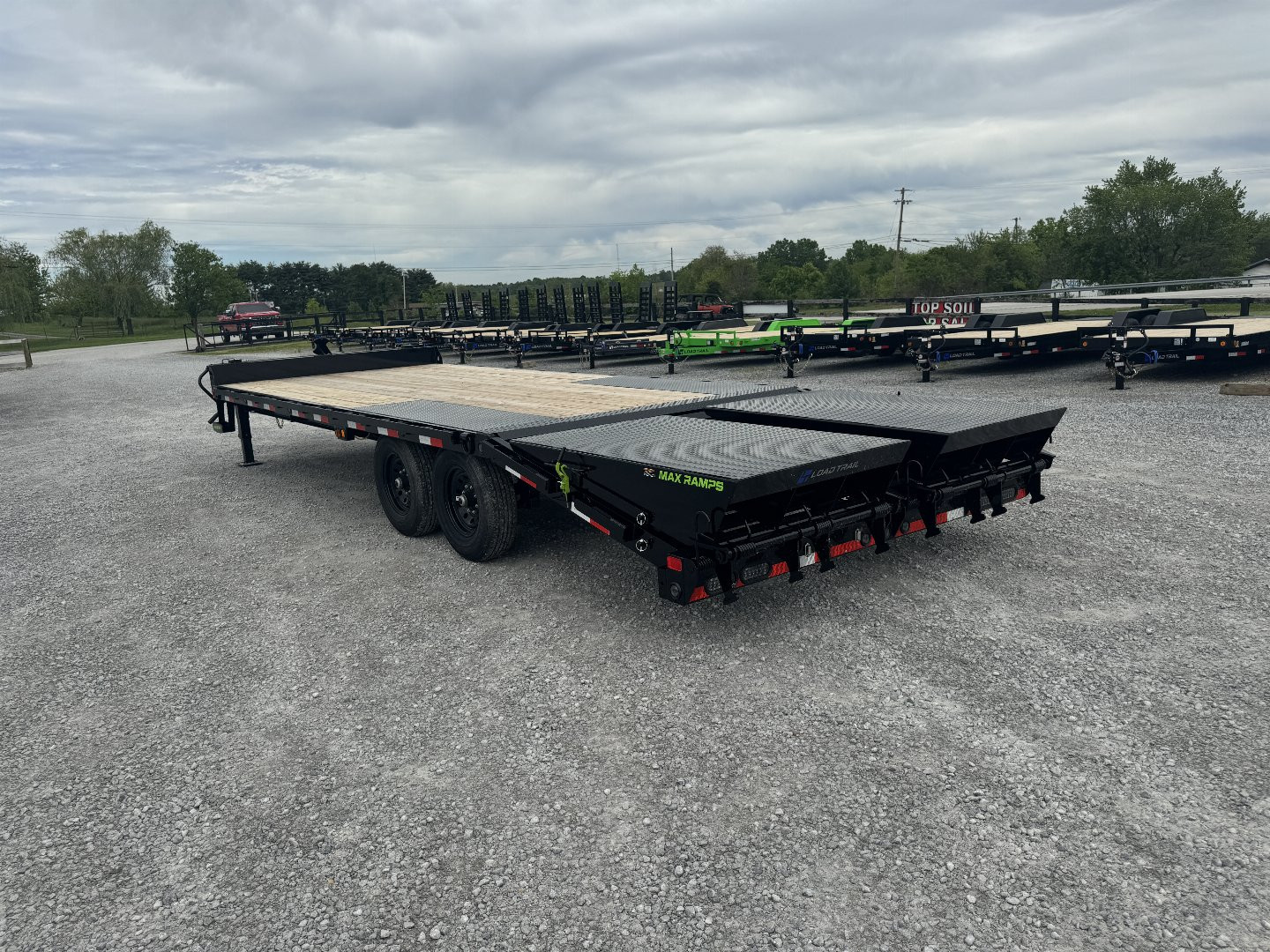 New 2025 Load Trail 102"x24' 14,000# GVWR Deckover Equipment Trailer