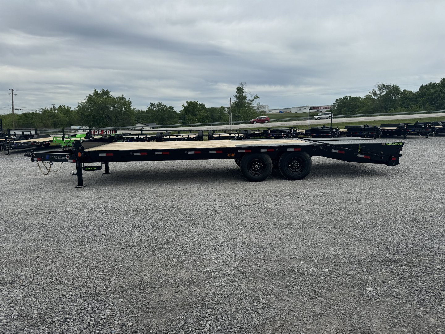 New 2025 Load Trail 102"x24' 14,000# GVWR Deckover Equipment Trailer