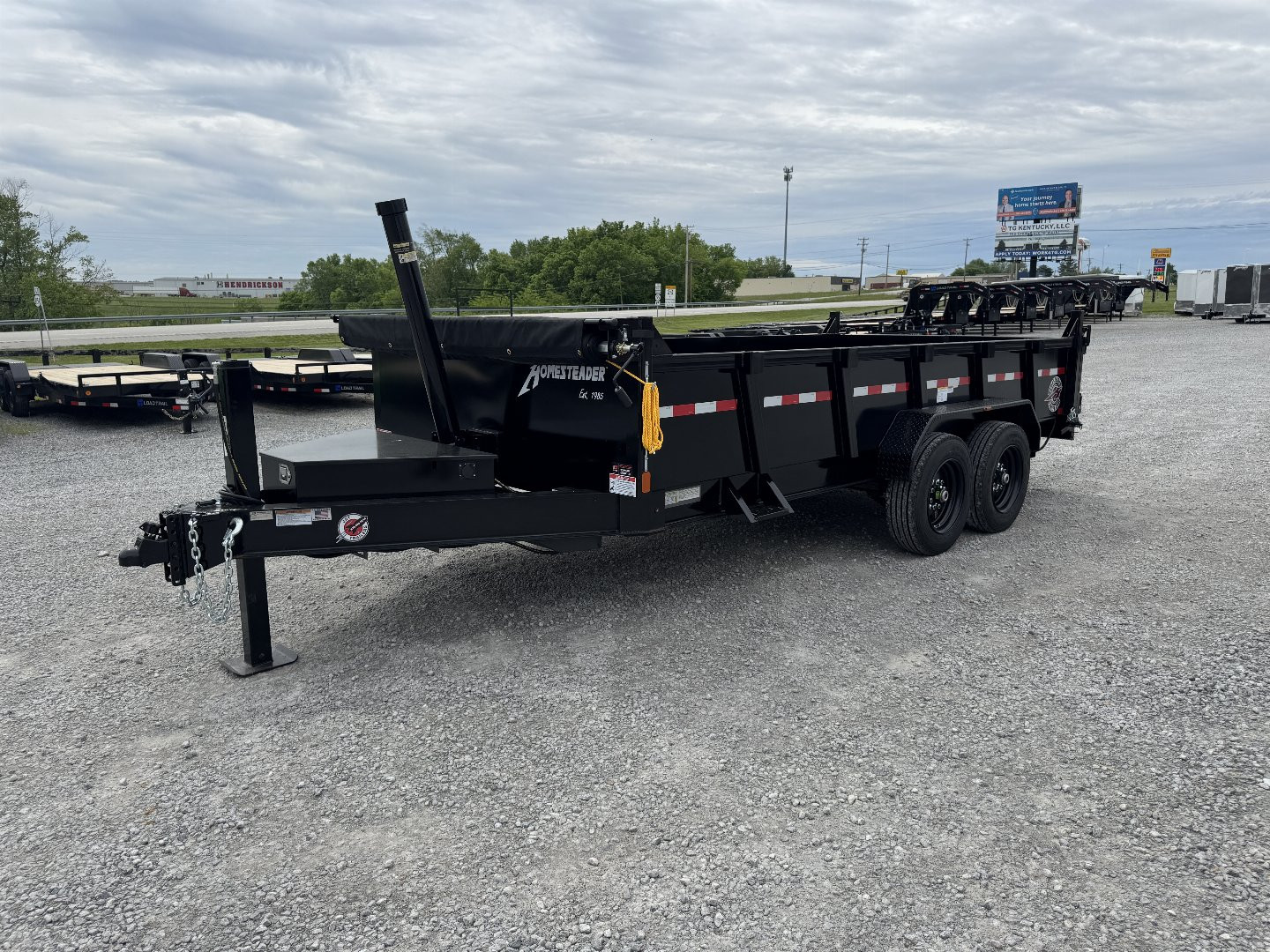 New 2025 Homesteader Trailer 716IX Dump Trailer