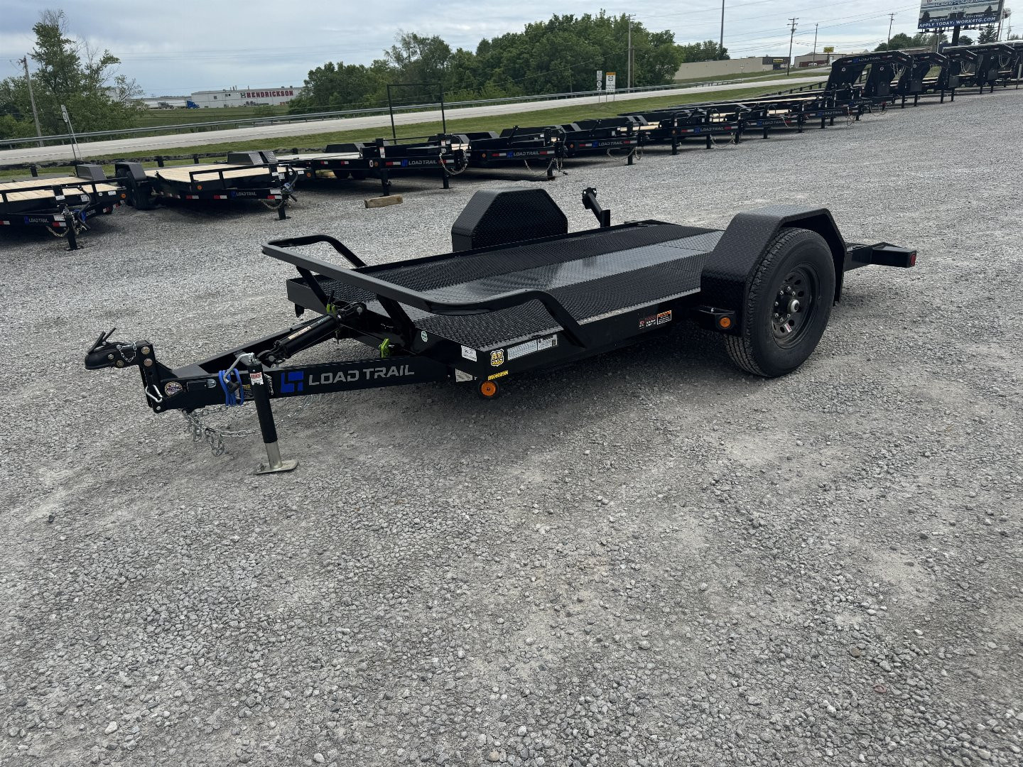 New 2026 Load Trail 77"x12' Scissor Lift Hauler