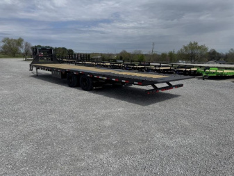New 2025 Load Trail 36' Hydraulic Dovetail Gooseneck Equipment Trailer