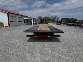 New 2025 Load Trail 36' Hydraulic Dovetail Gooseneck Equipment Trailer