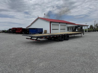 New 2025 Load Trail 36' Hydraulic Dovetail Gooseneck Equipment Trailer