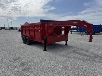 New 2025 Load Trail 83 x14' 16,000# 4' Side Telescopic Lift Dump Trailer