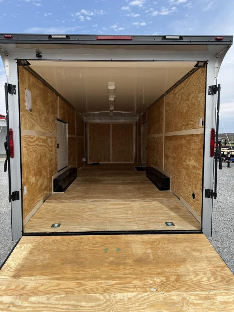 New 2025 Homesteader Champion 8.5'x24' Silver Blackout Enclosed Trailer