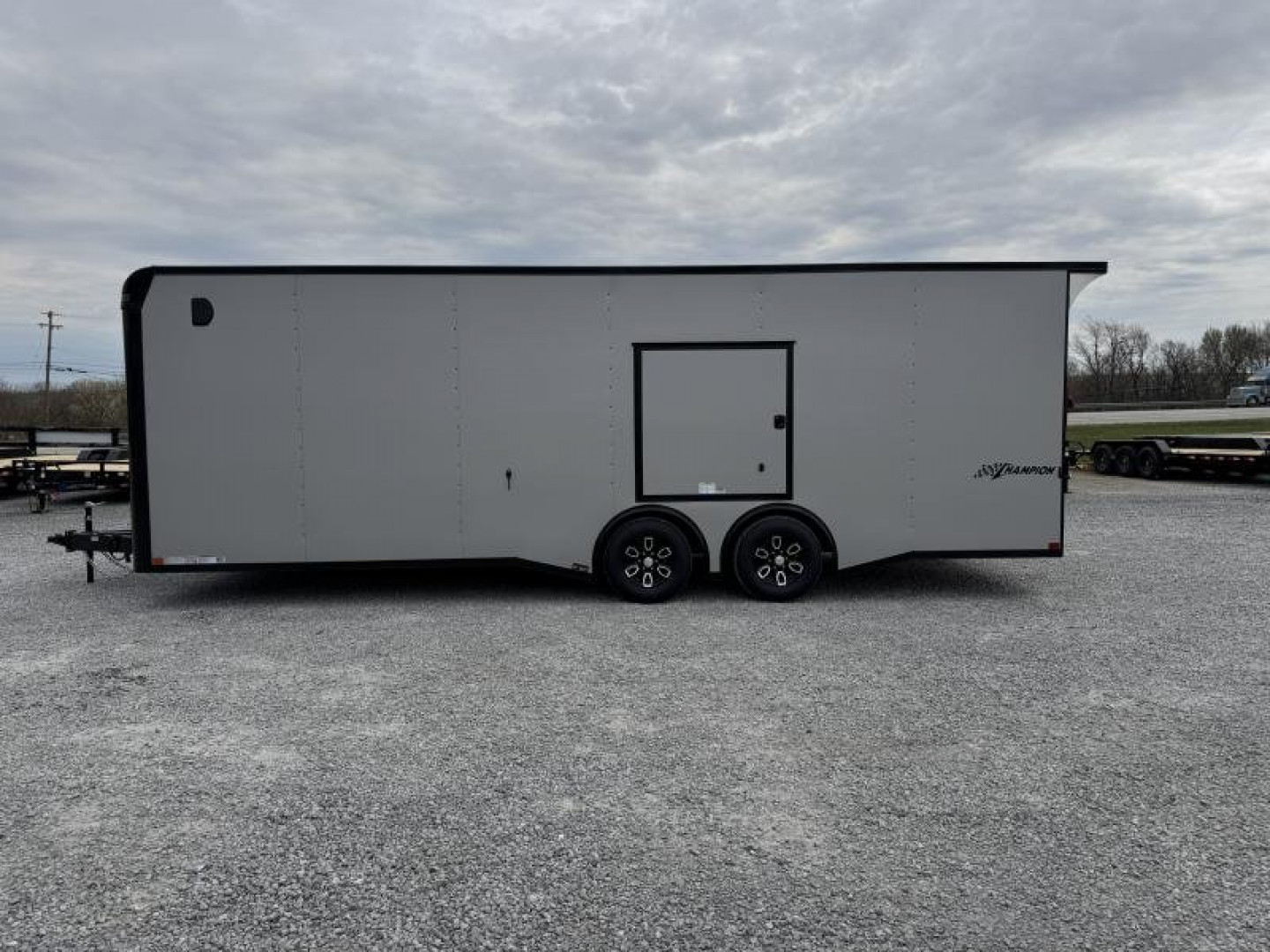 New 2025 Homesteader Champion 8.5'x24' Silver Blackout Enclosed Trailer